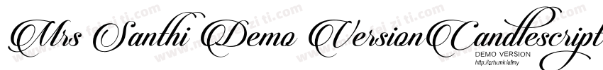 Mrs Santhi Demo Version字体转换